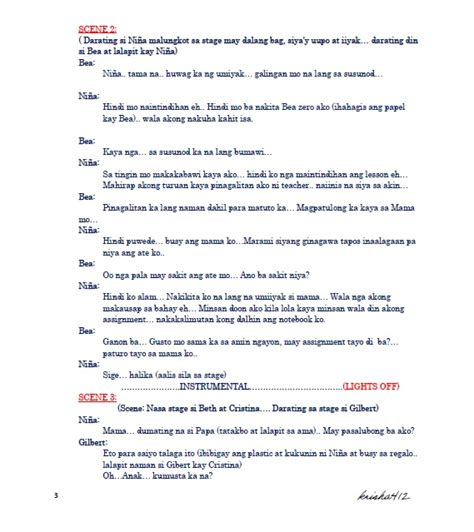 short story script tagalog